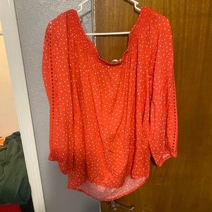 New Maurice’s off the shoulder top